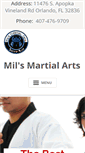 Mobile Screenshot of milsmartialarts.com